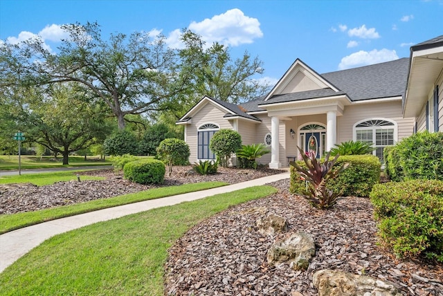 8815 SW 11th Ave, Gainesville, FL 32607 - view of front facade with a shingled roof and a front yard