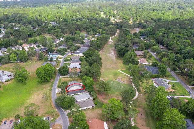 6355 NW 106th Pl, Alachua, FL 32615 - aerial view featuring a residential view and a forest view