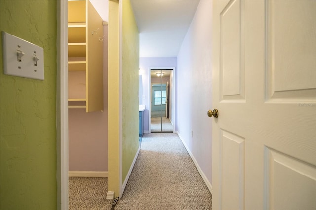 6355 NW 106th Pl, Alachua, FL 32615 - hallway with baseboards and carpet