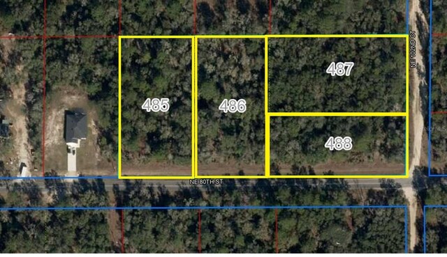 LOTS485-488 NE 80th St, Bronson, FL 32621