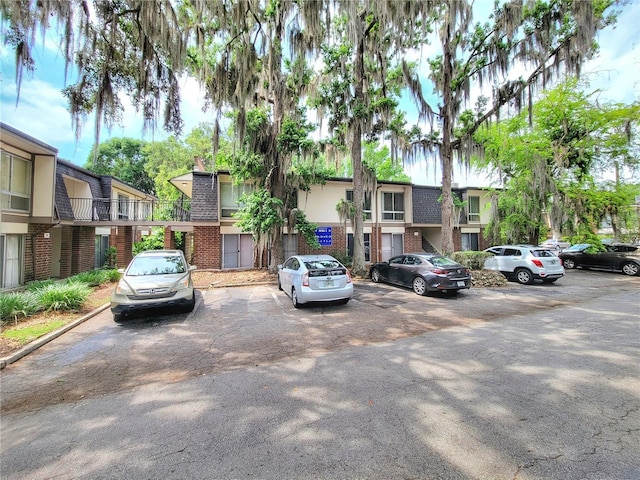 view of uncovered parking lot