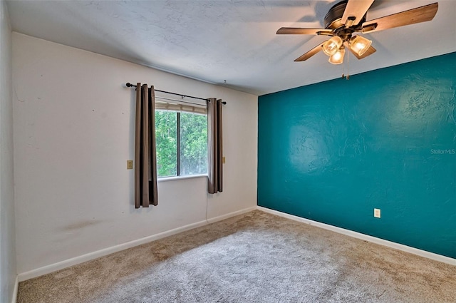 111 SE 16th Ave Unit O304, Gainesville, FL 32601 - carpeted empty room featuring ceiling fan and baseboards