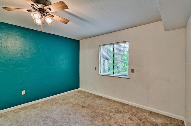 111 SE 16th Ave Unit O304, Gainesville, FL 32601 - carpeted empty room featuring baseboards and ceiling fan