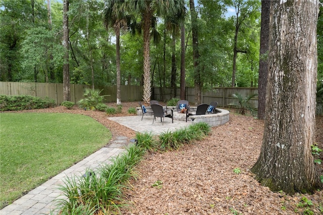 4515 SW 97th Ter, Gainesville, FL 32608 - view of yard featuring a patio
