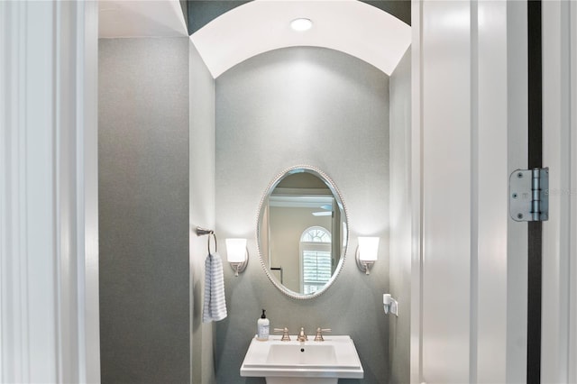 bathroom with a sink