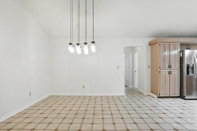 7800 SW 24th Ave, Gainesville, FL 32607 - unfurnished dining area with light floors and baseboards