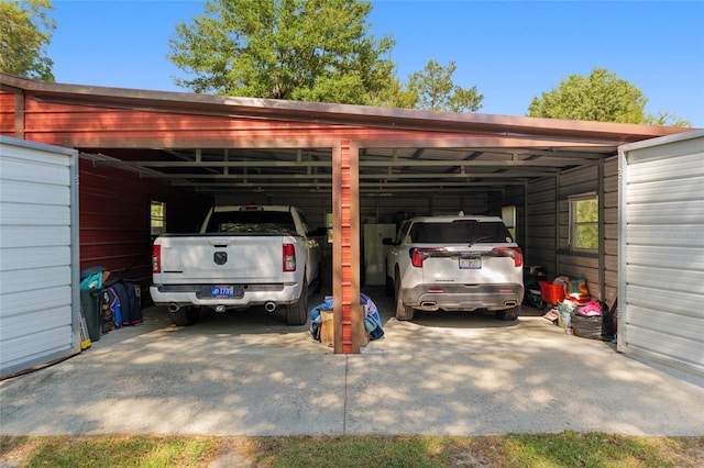 view of parking