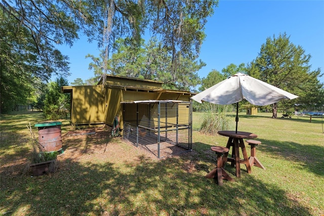 view of outbuilding featuring an outbuilding