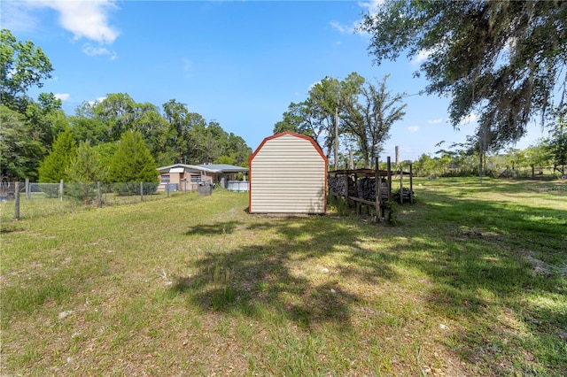 1529 NW 143rd St, Gainesville, FL 32606 - view of yard with an outbuilding