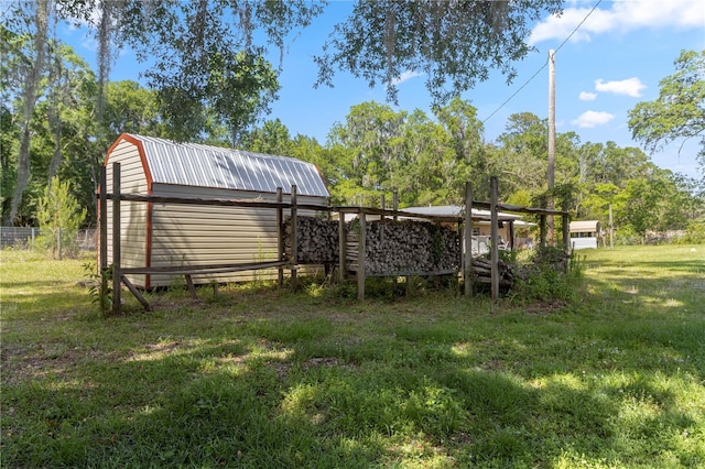 1529 NW 143rd St, Gainesville, FL 32606 - view of yard with an outdoor structure