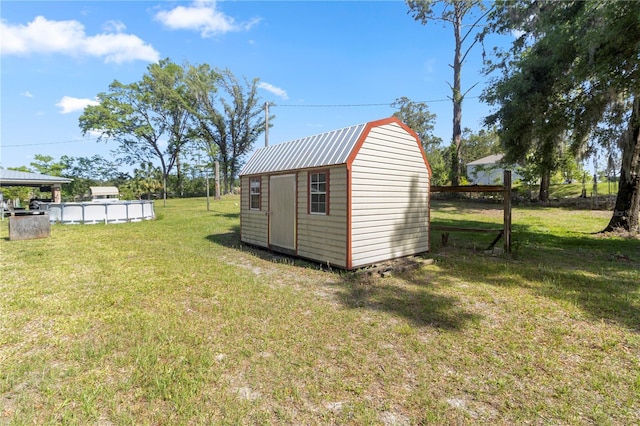 1529 NW 143rd St, Gainesville, FL 32606 - view of shed with an outdoor pool