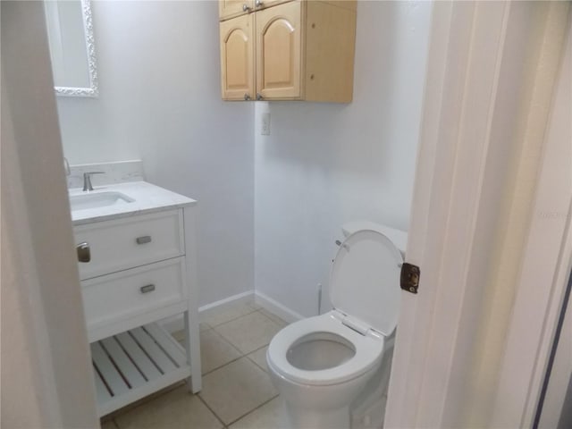 2811 SW Archer Rd Unit W 191, Gainesville, FL 32608 - bathroom featuring vanity, tile patterned flooring, and toilet