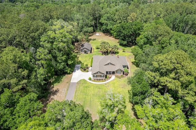 19138 NW 76th Ave, Alachua, FL 32615 - aerial view featuring a wooded view