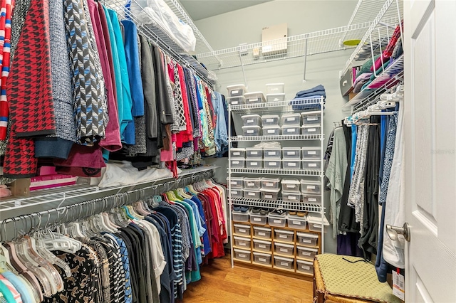 19138 NW 76th Ave, Alachua, FL 32615 - walk in closet with wood finished floors