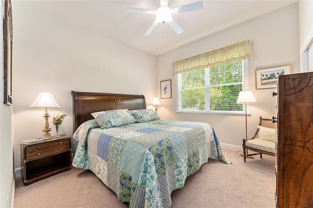 19138 NW 76th Ave, Alachua, FL 32615 - bedroom featuring ceiling fan, carpet flooring, and baseboards