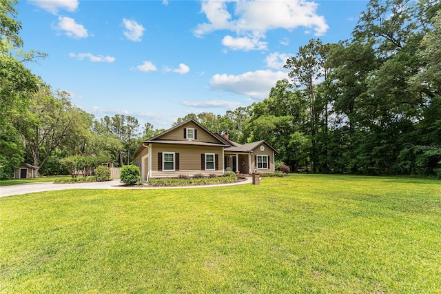 19138 NW 76th Ave, Alachua, FL 32615 - view of front of property featuring concrete driveway and a front yard