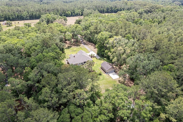 19138 NW 76th Ave, Alachua, FL 32615 - birds eye view of property with a forest view
