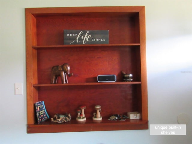 view of room details