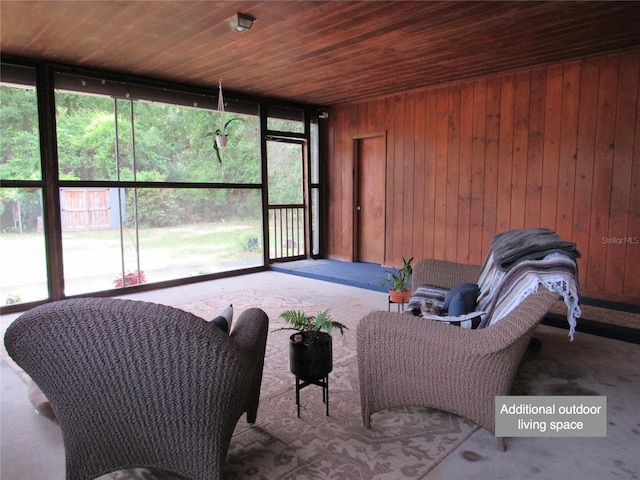 sunroom featuring a healthy amount of sunlight
