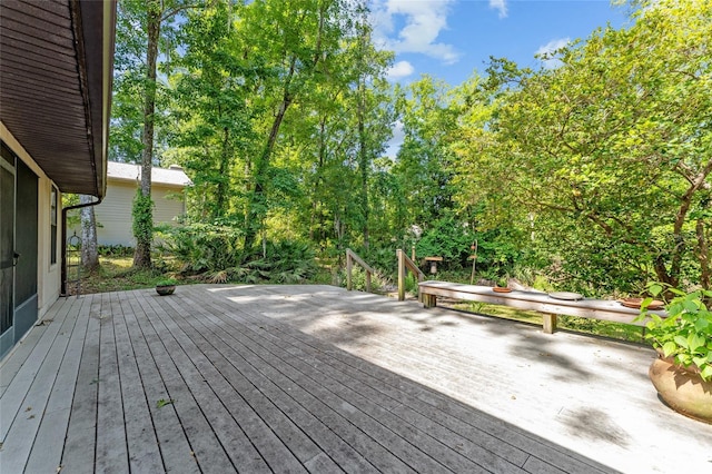 7022 NW 51st Ter, Gainesville, FL 32653 - view of wooden terrace