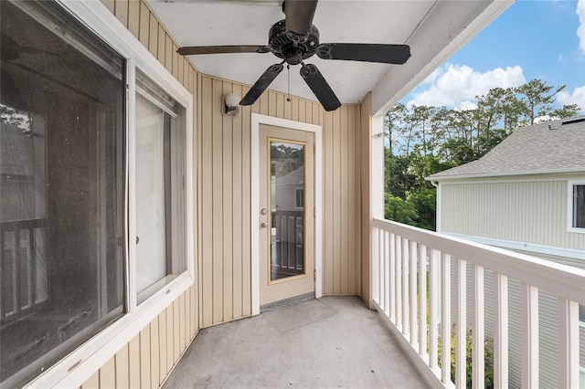 4000 SW 23rd St Unit 2-305, Gainesville, FL 32608 - balcony with a ceiling fan
