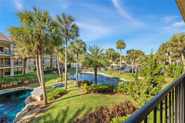 205 Pacifica Vista Way Unit 205, Saint Augustine, FL 32080 - view of home's community featuring a lawn and a swimming pool
