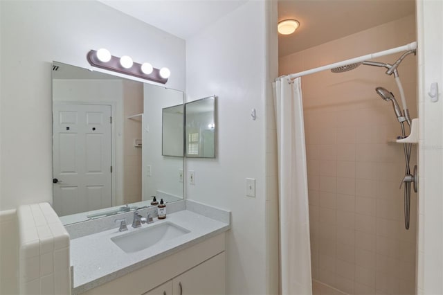 9505 NW 4th Pl, Gainesville, FL 32607 - full bathroom with vanity and tiled shower