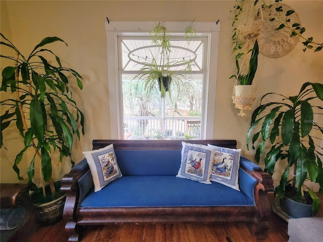 9150 SW 151st Ln, Archer, FL 32618 - living area featuring plenty of natural light and wood finished floors