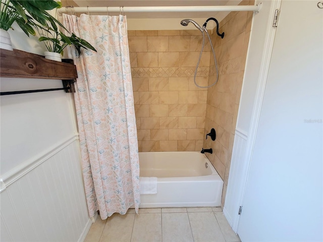 9150 SW 151st Ln, Archer, FL 32618 - bathroom featuring tile patterned floors and shower / bath combo