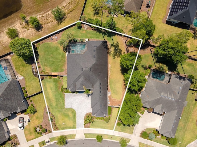 2734 SW 105th St, Gainesville, FL 32608 - view of property location featuring property boundaries highlighted and a pool area