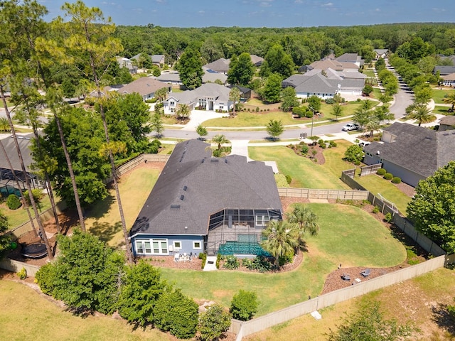 2734 SW 105th St, Gainesville, FL 32608 - aerial perspective of suburban area with a pool area