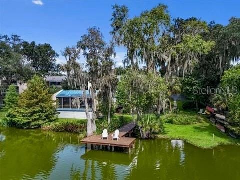 2514 SW 14th Dr, Gainesville, FL 32608 - dock featuring a water view