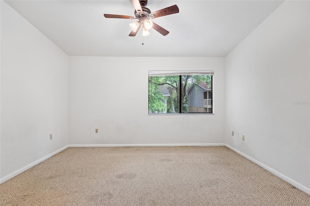 2219 SW 39th Way, Gainesville, FL 32607 - carpeted spare room featuring ceiling fan and baseboards