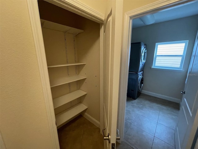 8216 NW 54th St, Gainesville, FL 32653 - closet with stacked washer / dryer