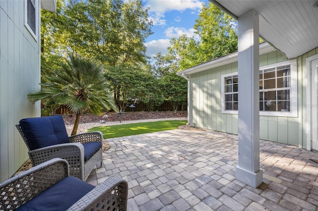7202 NW 52nd Ter, Gainesville, FL 32653 - view of patio with fence