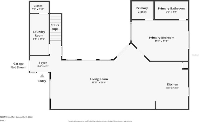 7202 NW 52nd Ter, Gainesville, FL 32653 - room layout