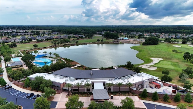 5237 NW 48th Pl, Ocala, FL 34482 - aerial perspective of suburban area with a nearby body of water and a local golf course