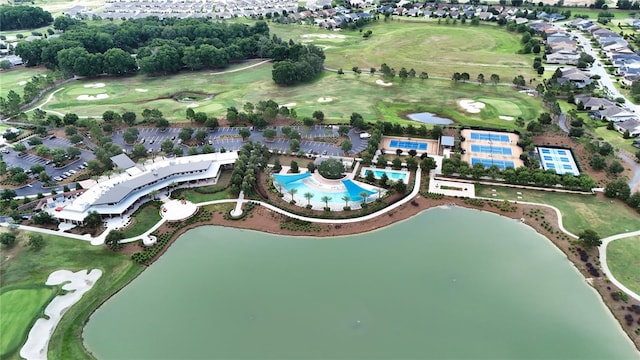 5237 NW 48th Pl, Ocala, FL 34482 - aerial view of property's location with a golf course and a large body of water