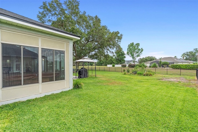 23510 Oak Prairie Cir, Sorrento, FL 32776 - view of yard with a gazebo