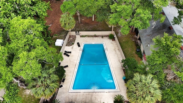 7200 SW 8th Ave Unit Q106, Gainesville, FL 32607 - drone / aerial view of a pool area