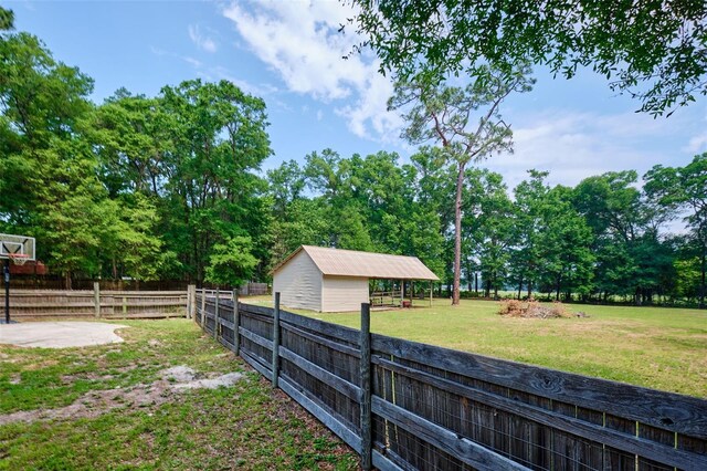 view of yard