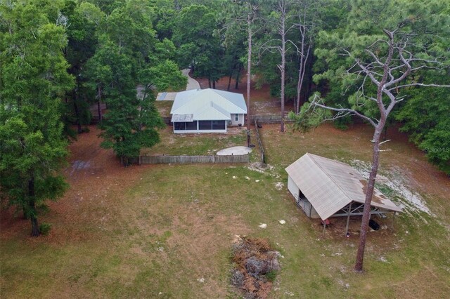 aerial view of property and surrounding area