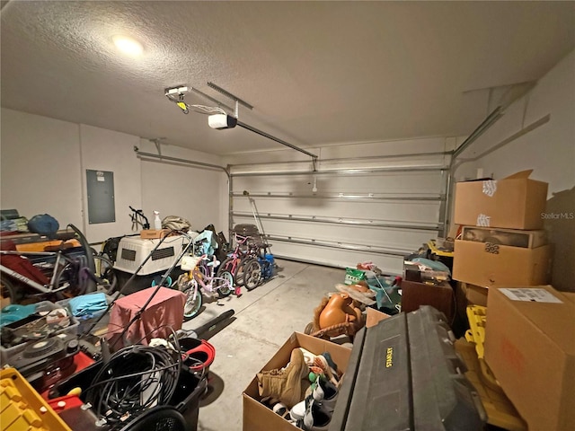 15835 NW 123rd Ave, Alachua, FL 32615 - garage with a garage door opener and electric panel