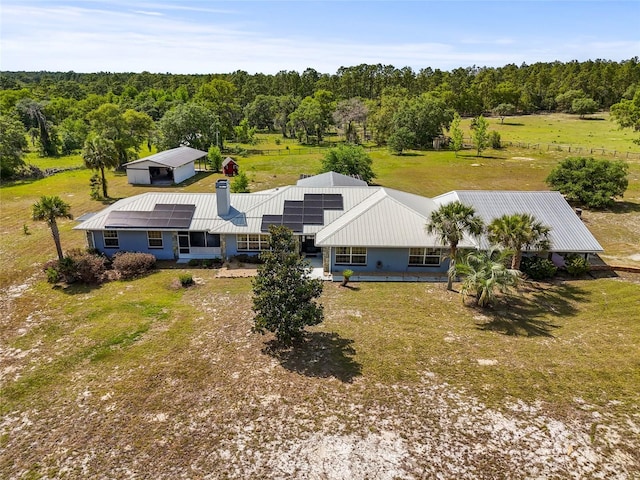 7450 SE State Road 121, Morriston, FL 32668 - view from above of property with a heavily wooded area