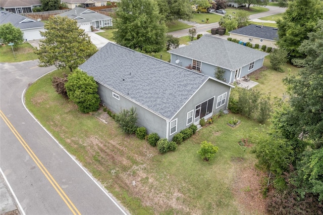 aerial perspective of suburban area