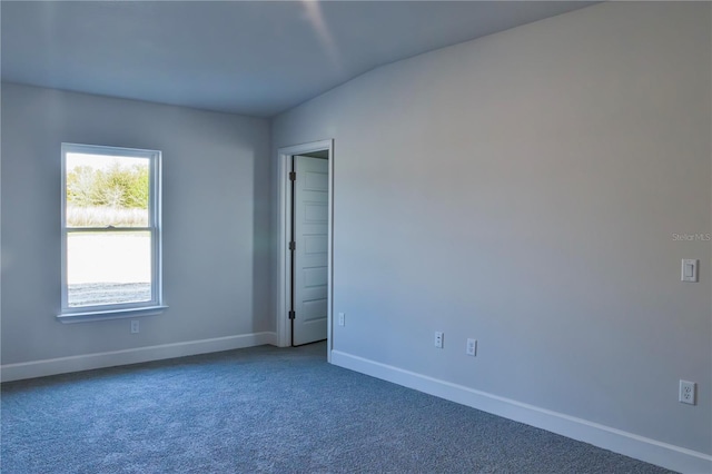 1926 N Roberts Trl, Bell, FL 32619 - unfurnished room featuring baseboards, carpet, and lofted ceiling