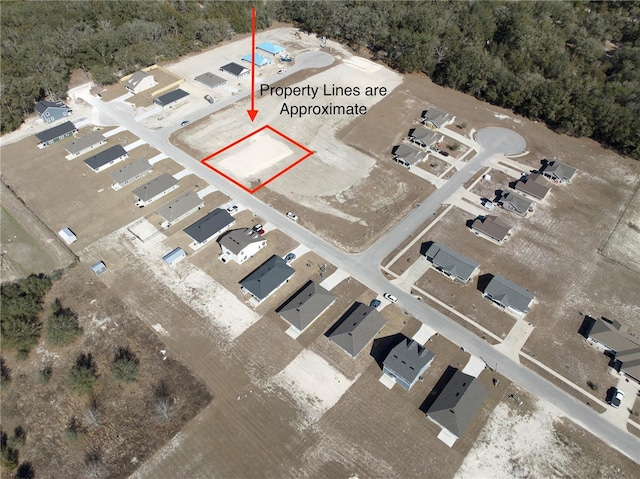 1926 N Roberts Trl, Bell, FL 32619 - map / location with property parcel outlined