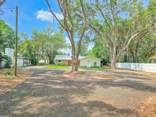 7972 State Rd Unit 100, Keystone Heights, FL 32656 - view of yard with fence