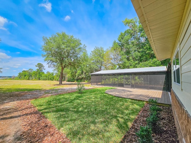 7972 State Rd Unit 100, Keystone Heights, FL 32656 - view of grassy yard featuring a sunroom