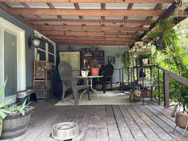 6410 SW 170th St, Archer, FL 32618 - view of wooden terrace